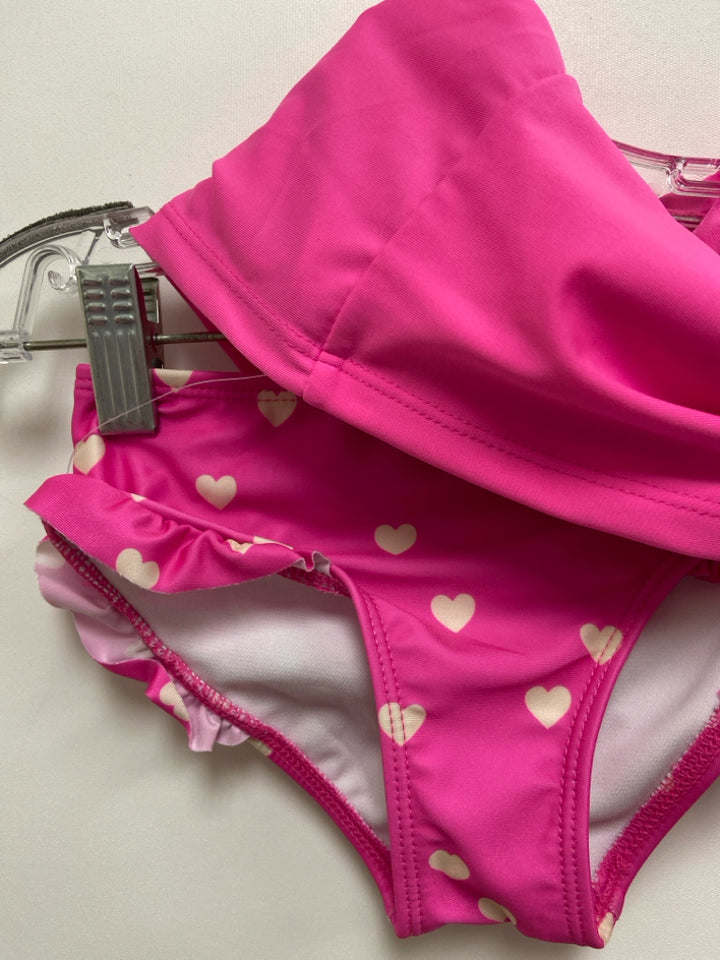NWT Cat &amp; Jack SIZE 4T Pink White Hearts Girl&