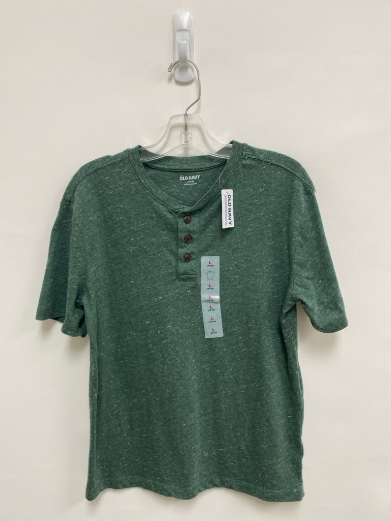 NWT Old Navy SIZE 10/12 Green Short Sleeve Boy&