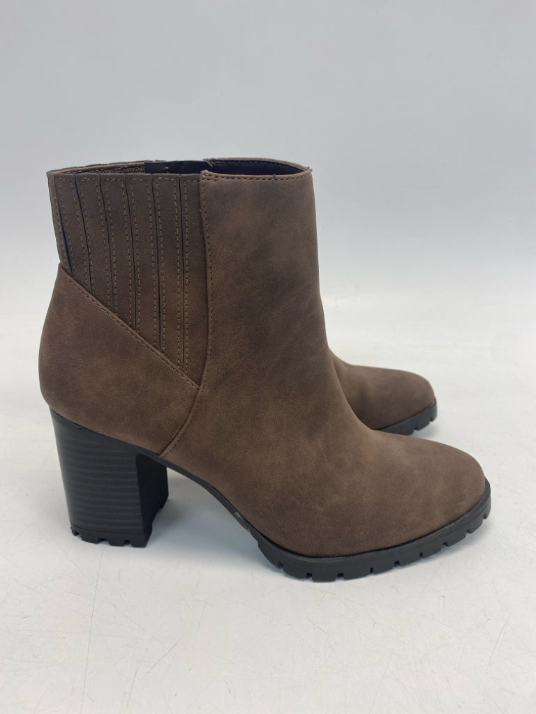 Kelly &amp; Katie US Shoe Size 6 Brown Side Zipper Boots