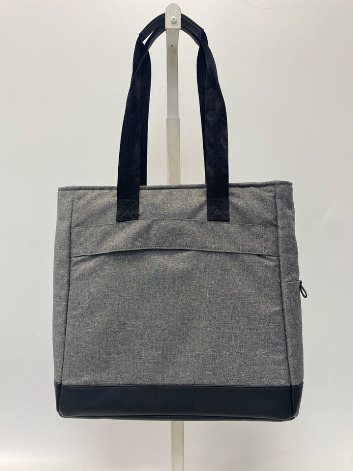 Gray Black Tote Bag