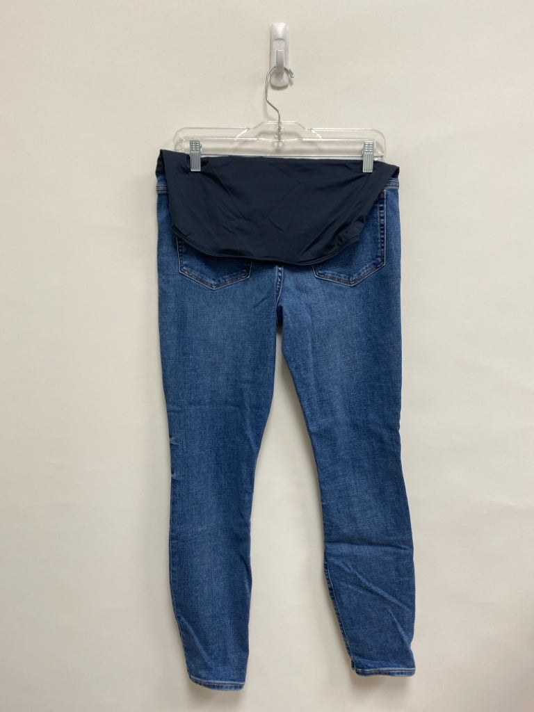 J Crew Size 28 Blue Denim Distressed Maternity Jeans