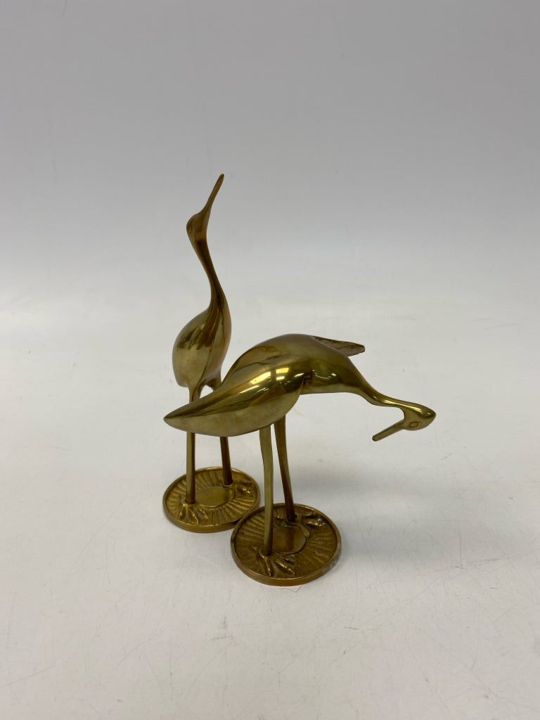 Birds Brass Figurine