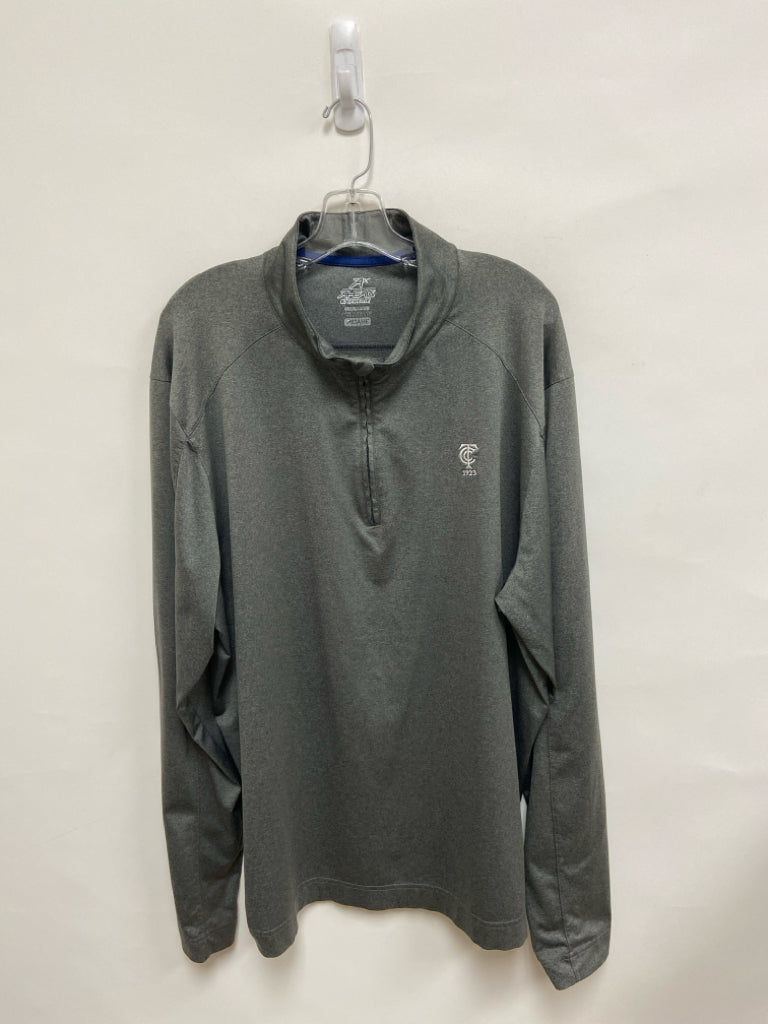 Size XL Gray Quarter Zip Men&