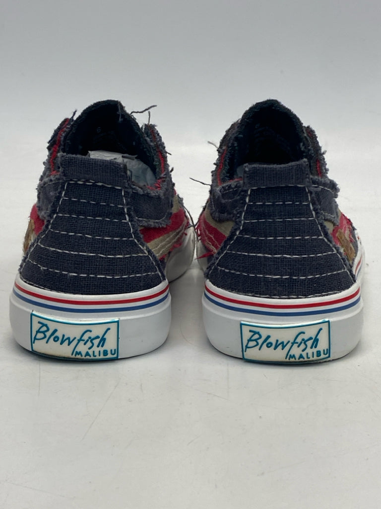 Blowfish US Shoe Size 5 Dark Blue Red/Tan Stars/Stripes Sneakers