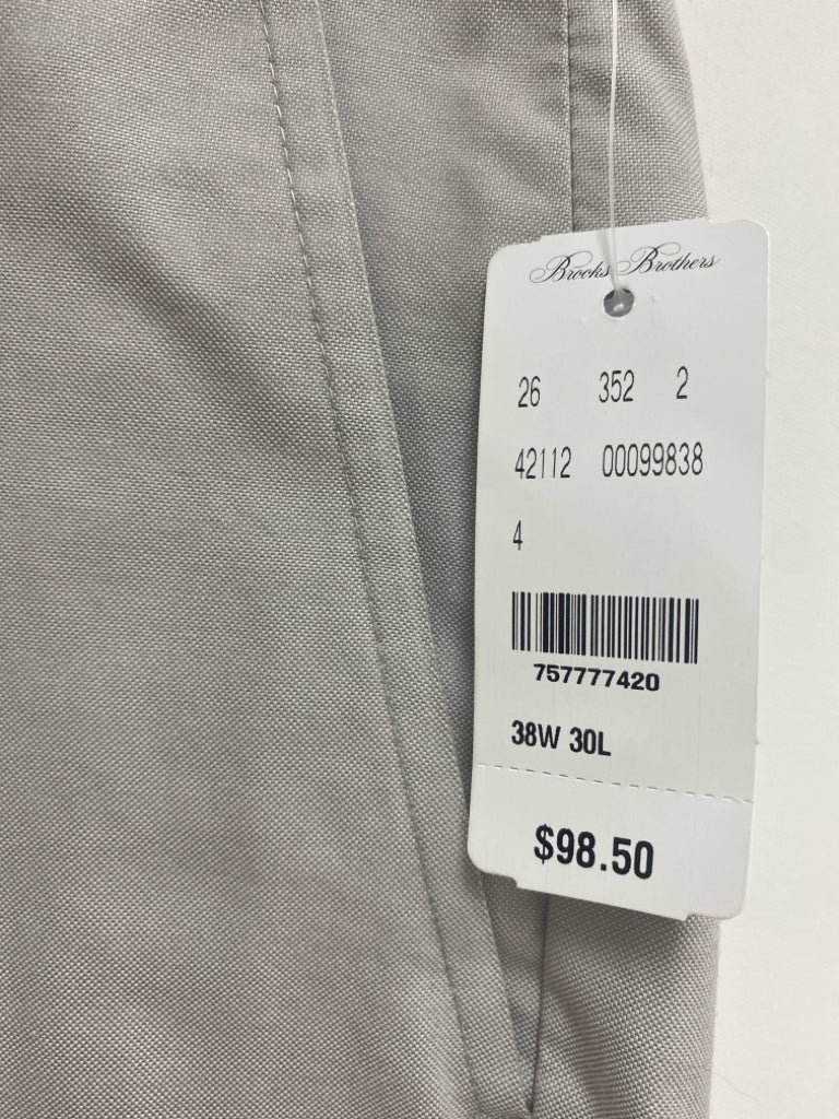 NWT Brooks Brothers Size 38 Gray Men&
