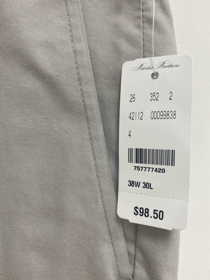 NWT Brooks Brothers Size 38 Gray Men&