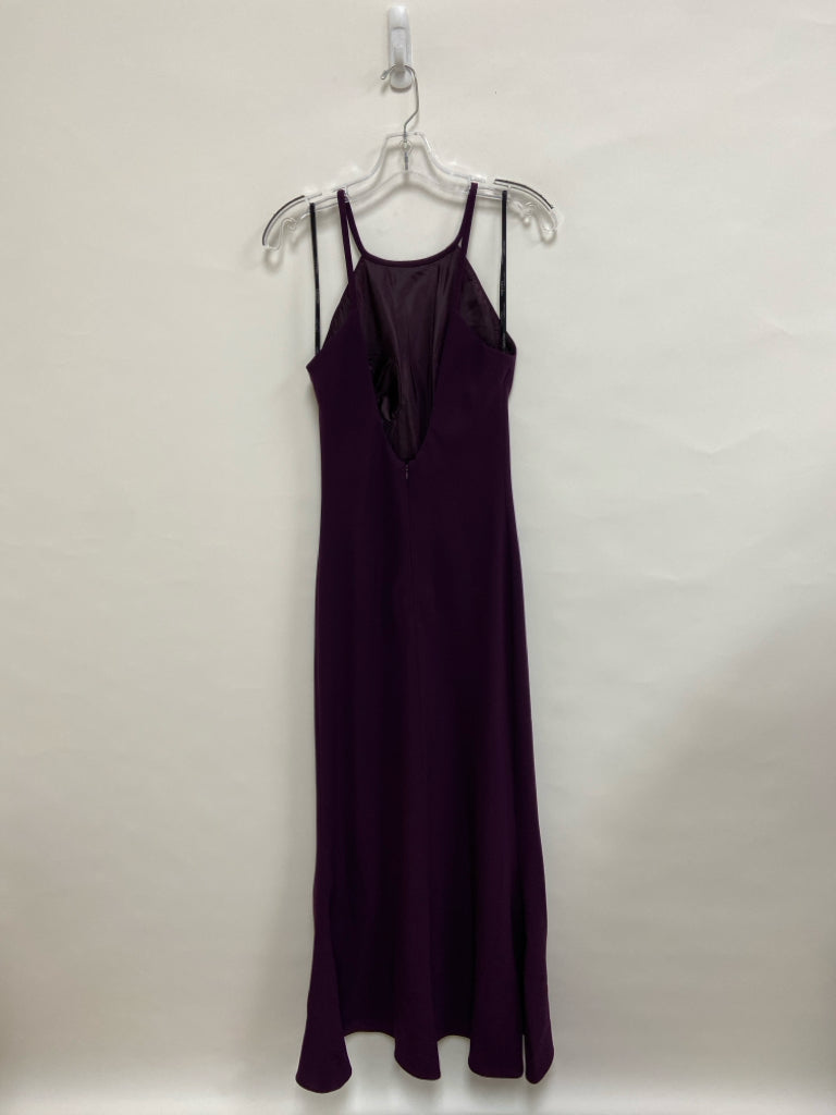 Calvin Klein Size 8 Dark Purple Sleeveless Ladies Dress