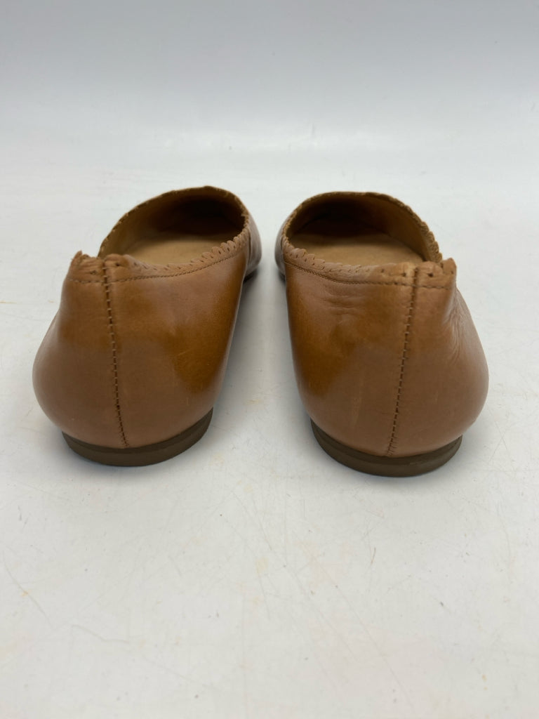 Jack Rogers  Size 8.5 Brown Scalloped Flats