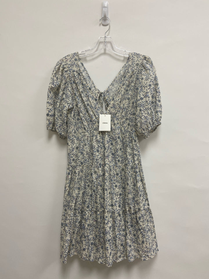 NWT XiRENA Size S White Plum Vine Ladies Dress