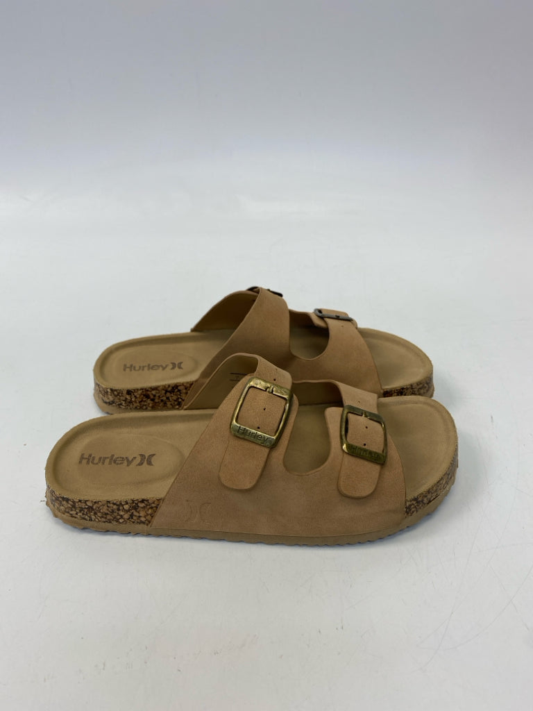 Hurley SIZE 3 Brown Buckle Girl&