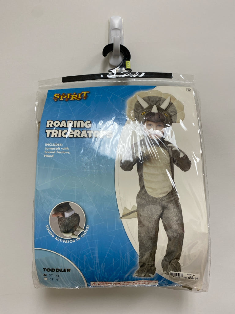 SIZE 3/4 Gray Dinosaurs Boy&