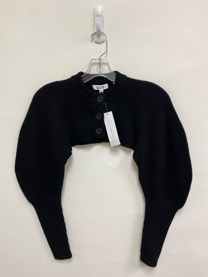 NWT 525 America Sweater Size XS Black Cropped Ladies Top