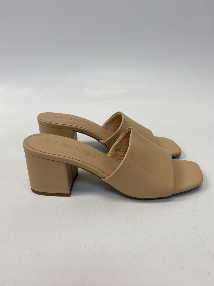 Size 6.5 Nude Sandals