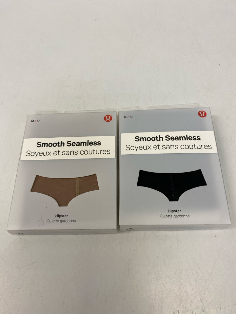 NEW/BOX Lululemon Size M Black Taupe Ladies Underwear