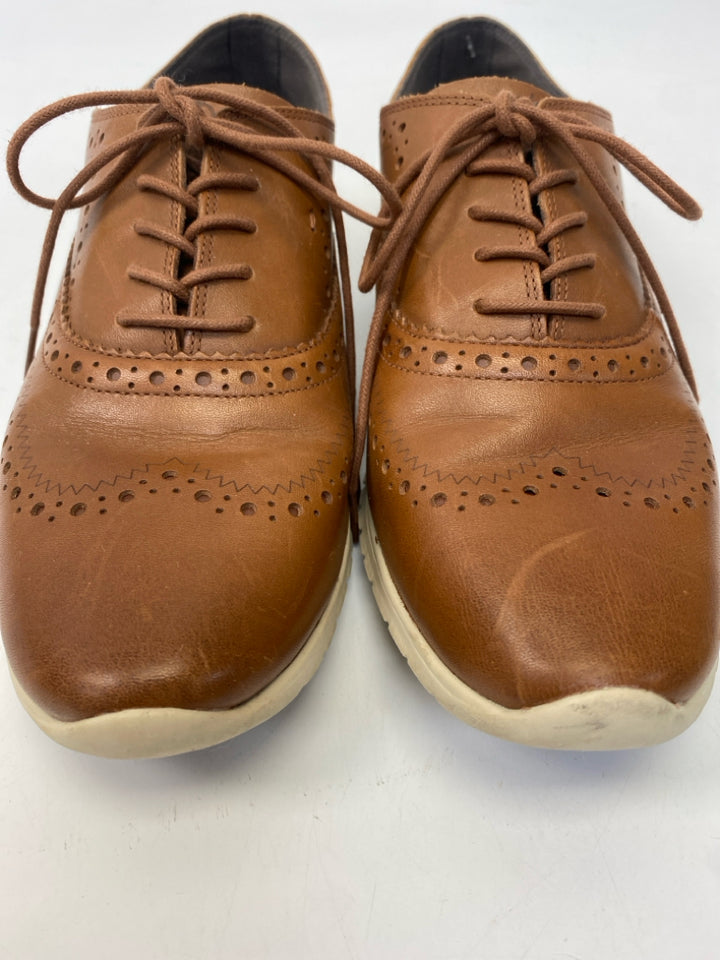 Cole Haan  Size 10 Brown Lace-up Flats