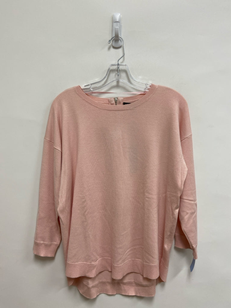 NWT Cable&amp;Gauge Size L Pale Pink Ladies Sweater