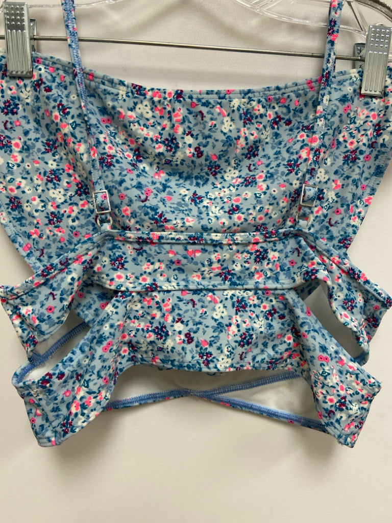 Abercrombie &amp; Fitch SIZE 15/16 Blue Pink/Purple Floral Girl&