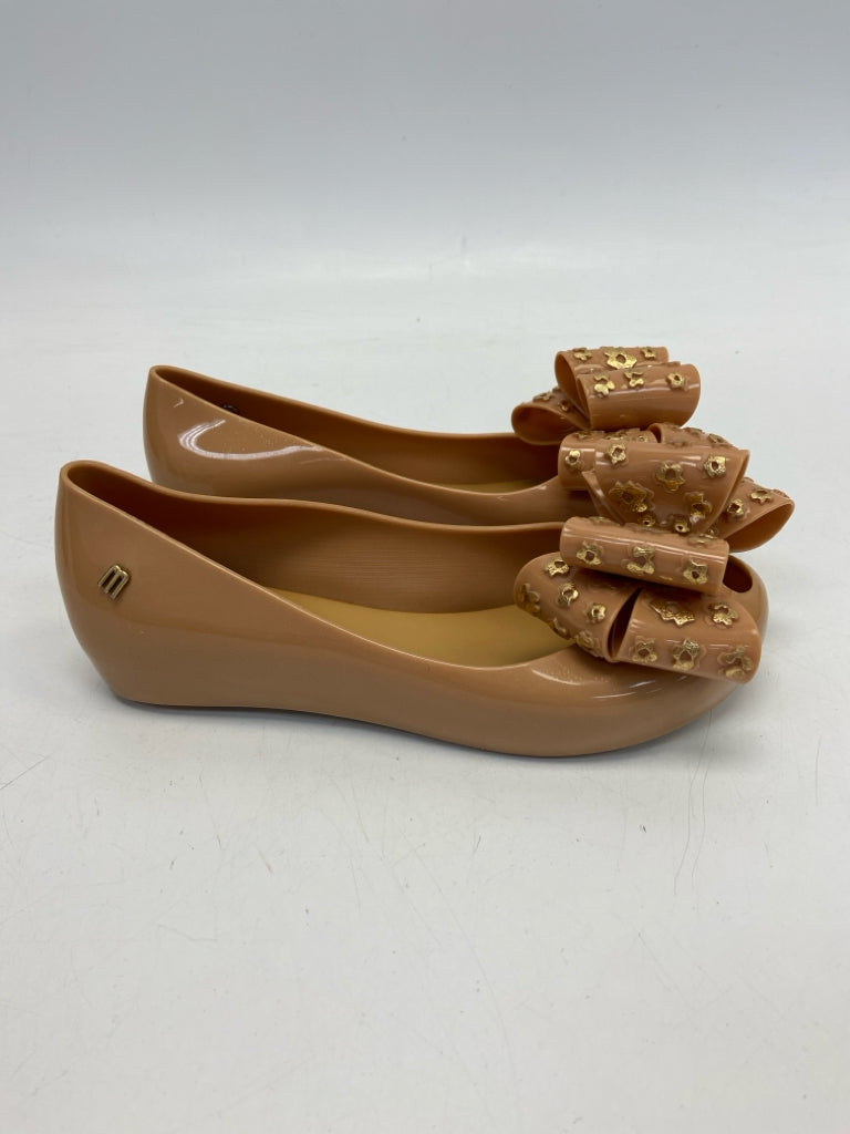 Mini Melissa SIZE 2 Tan Bows Girl&