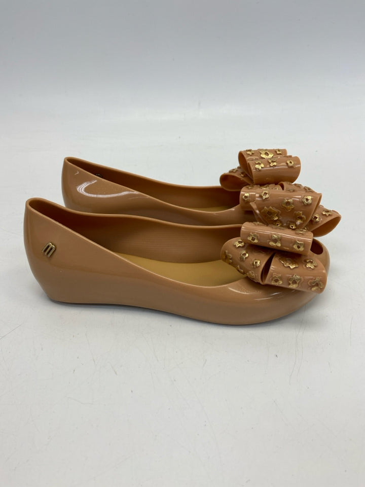 Mini Melissa SIZE 2 Tan Bows Girl&