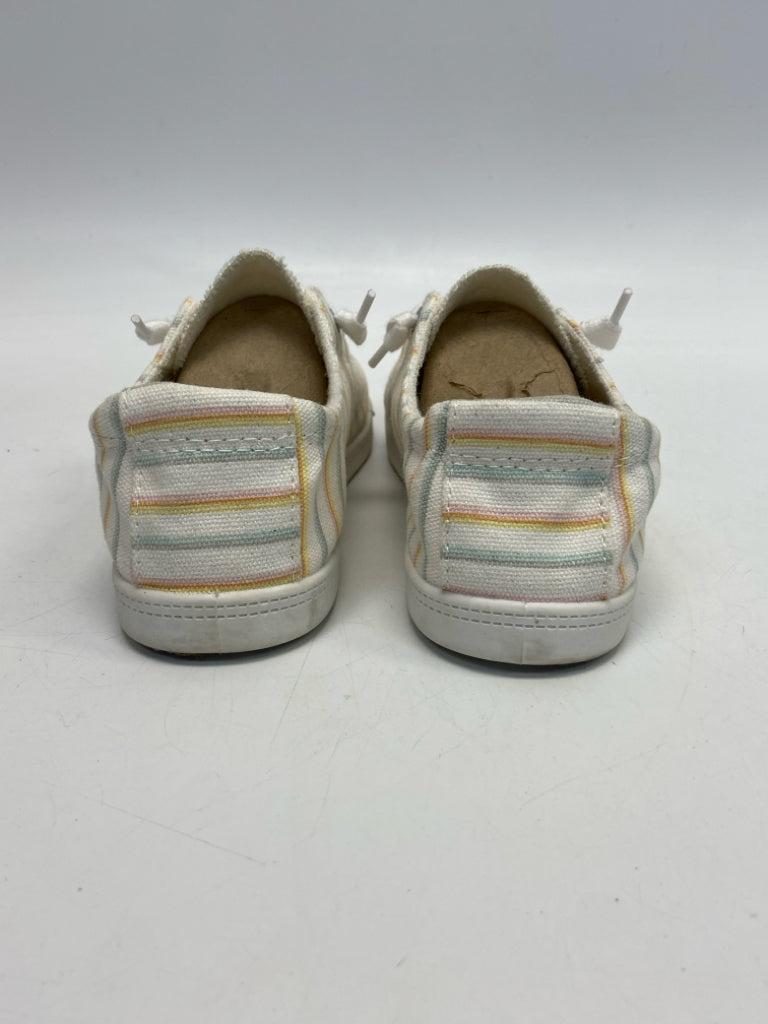 JellyPop  Size 9 White Multi-Color Stripe(s) Sneakers