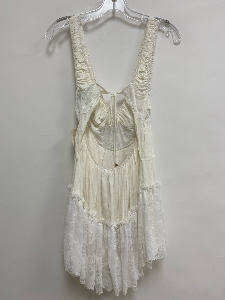 NWT Free People Size XS White Lace Ladies Romper