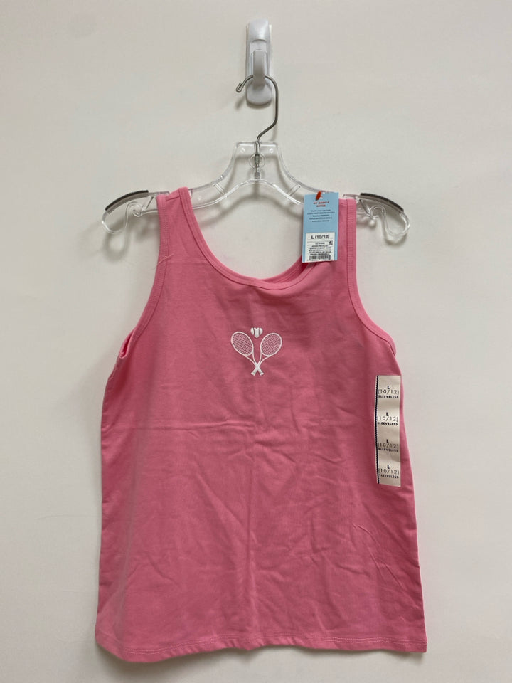 NWT Cat &amp; Jack SIZE 10/12 Pink White Tennis Sleeveless Girl&