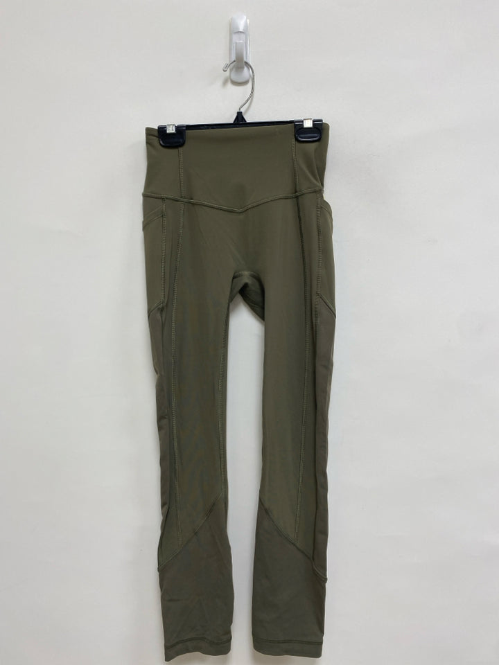 Lululemon Size 2 Green Athletic Leggings