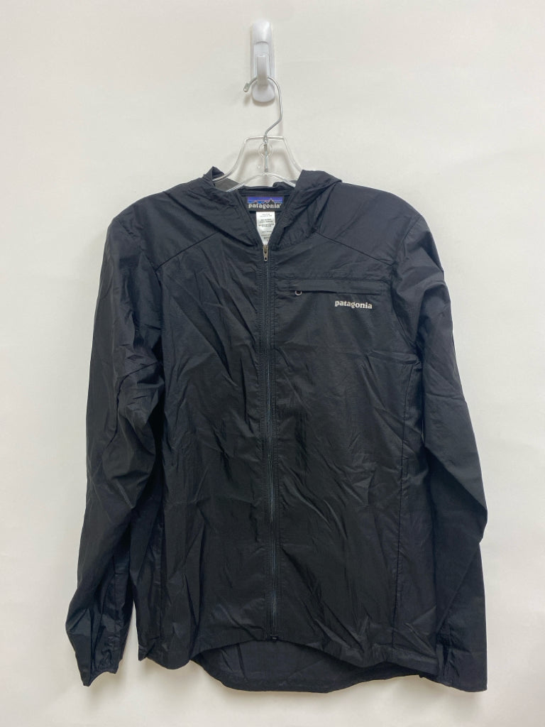 Patagonia Size S Black Hooded Zip Down Men&