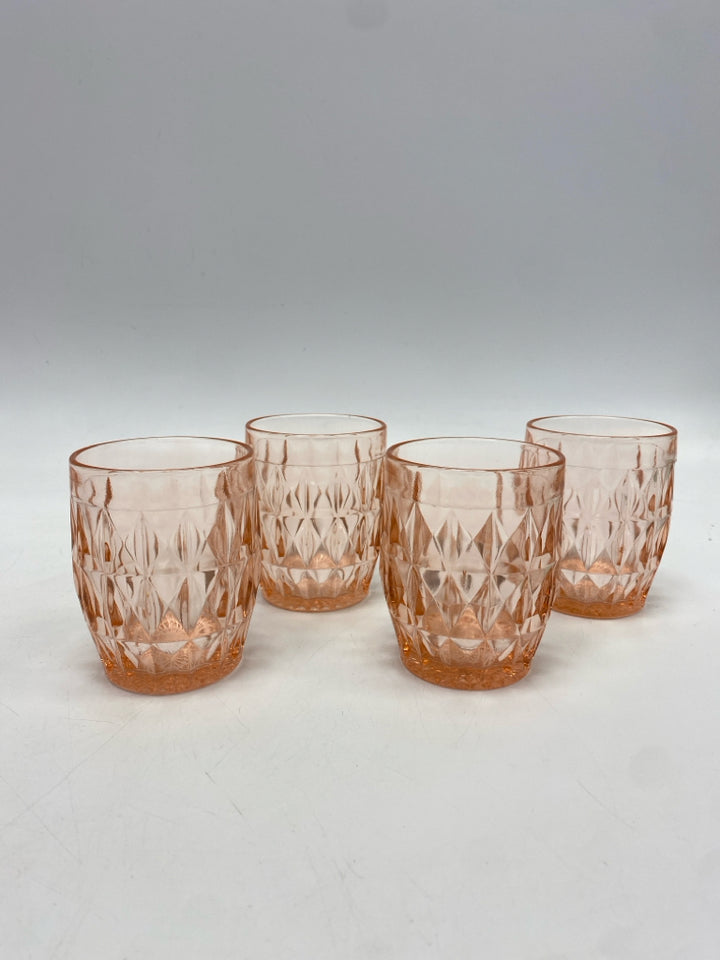 Pink Knobby Glass Glassware