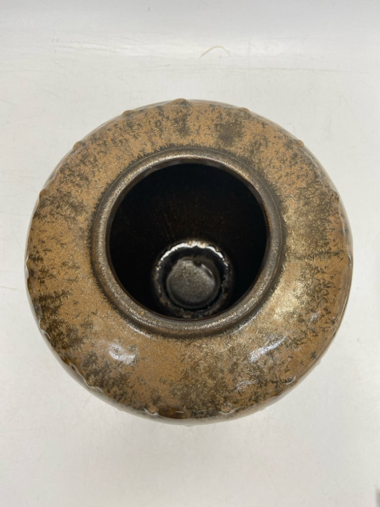 Brown Drip glaze Ceramic Vase