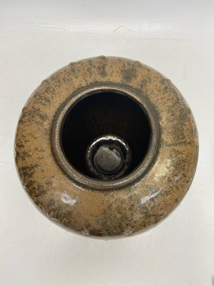Brown Drip glaze Ceramic Vase