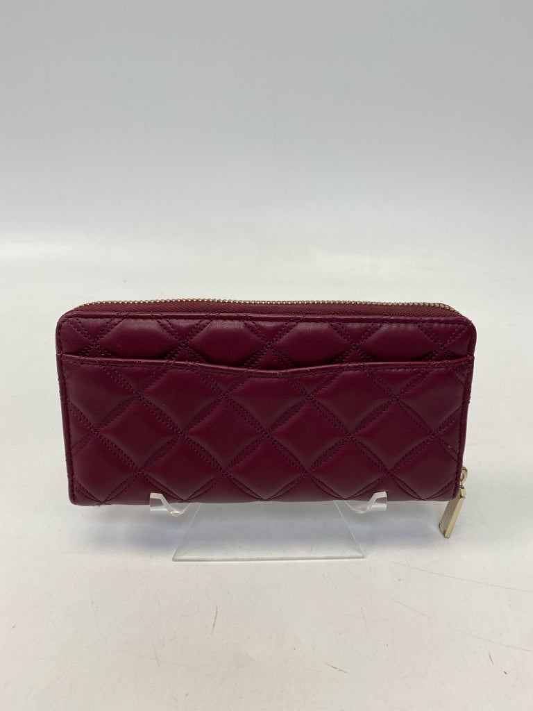 Kate Spade  Burgundy Quilted Wallet