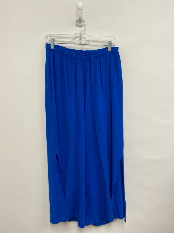 Oh My Gauze! Size 12/14 Royal Blue Wide Leg Ladies Pants