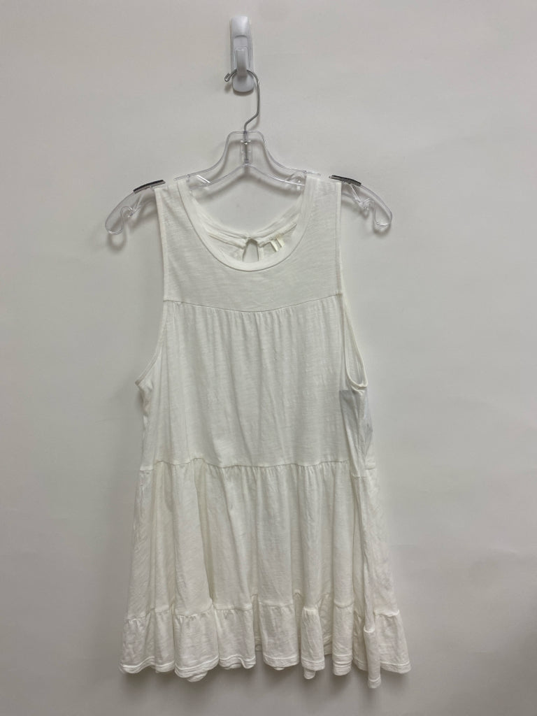 Anthropologie Size S White Sleeveless Ladies Dress