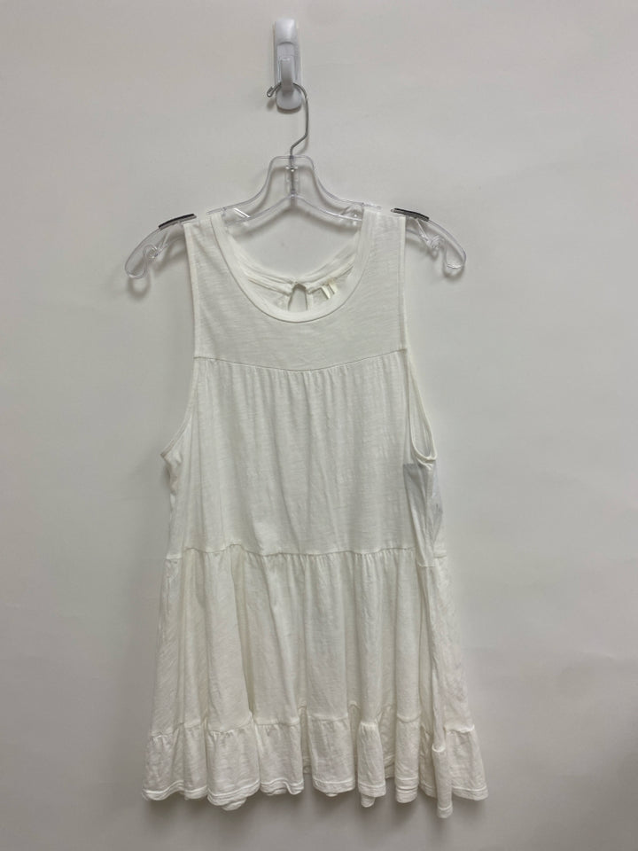 Anthropologie Size S White Sleeveless Ladies Dress