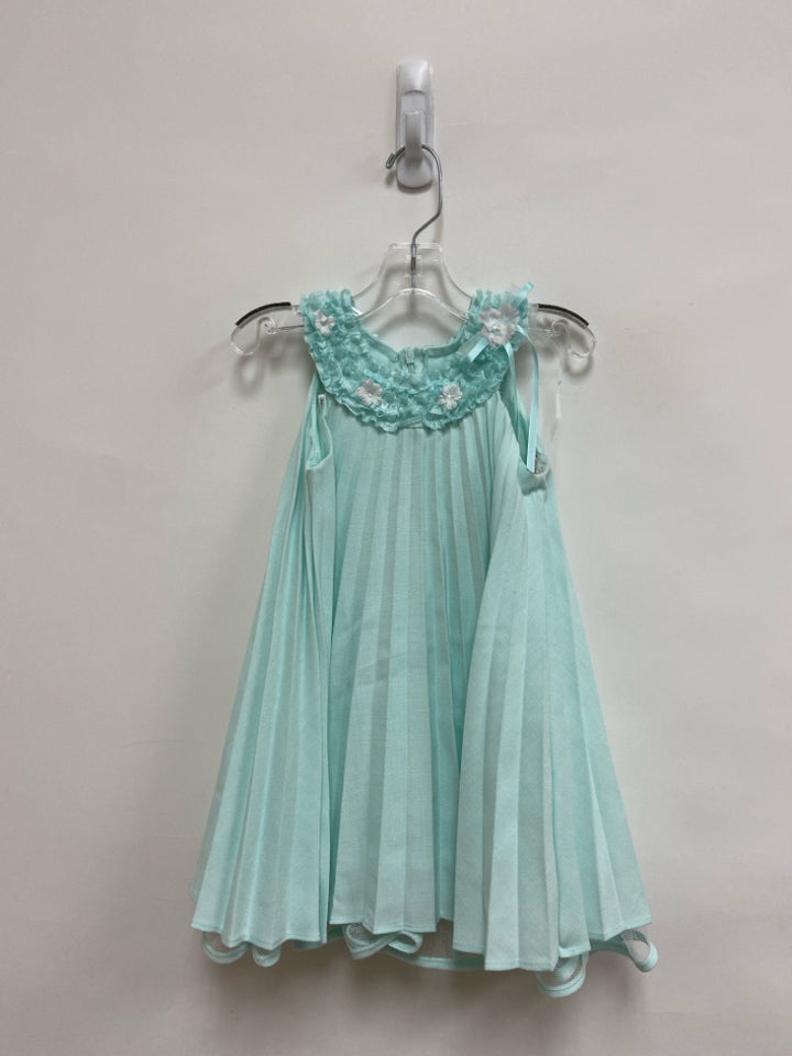 Bonnie Jean SIZE 2T Pale Aqua Sleeveless Girl&