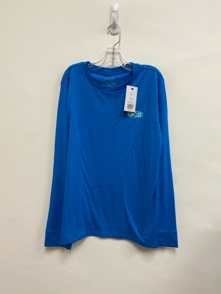 NWT Ocean + Coast SIZE XL Turquoise Aqua Logo Boy&