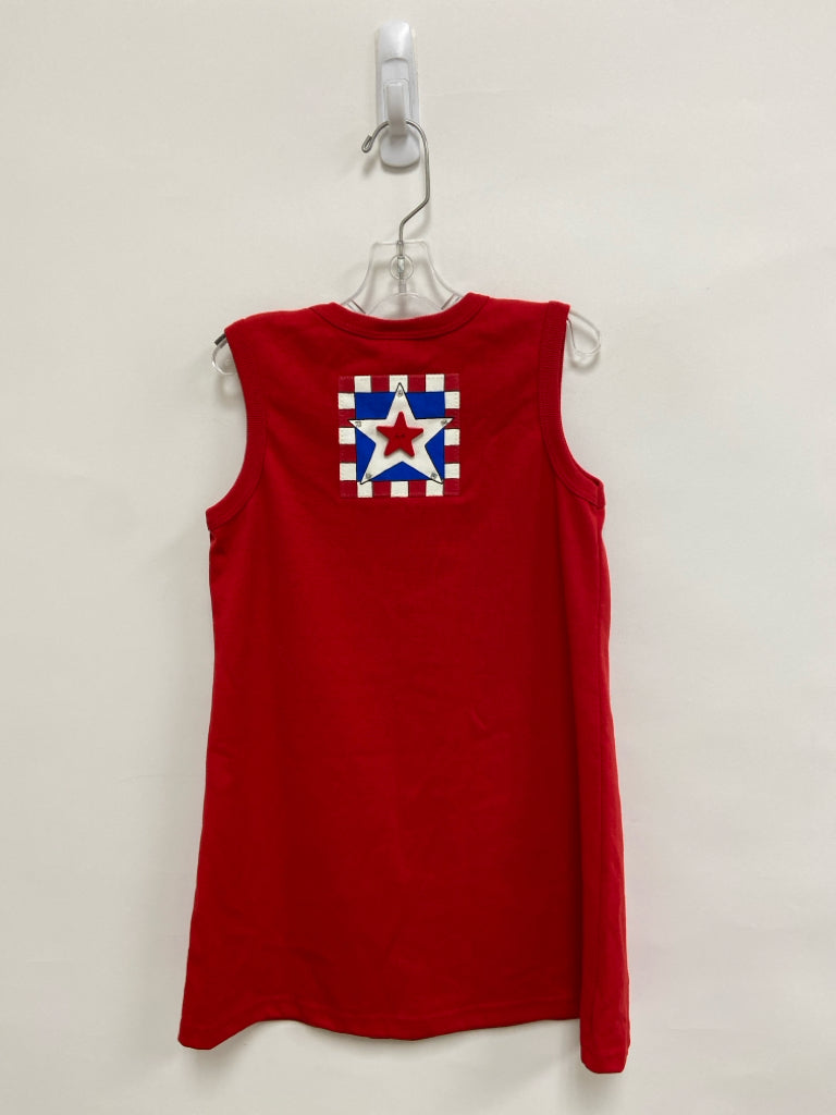 Zoodles SIZE 5/6 Red White/Blue American Flag Sleeveless Girl&