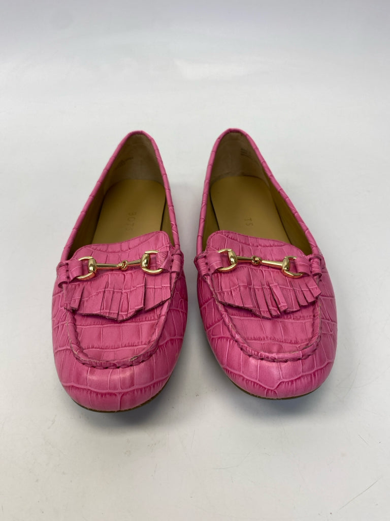 Talbots  Size 7.5 Pink Embossed Flats