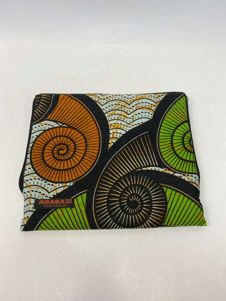 Brown/Black Green/Gray Print Fabric Electronic/Accessory