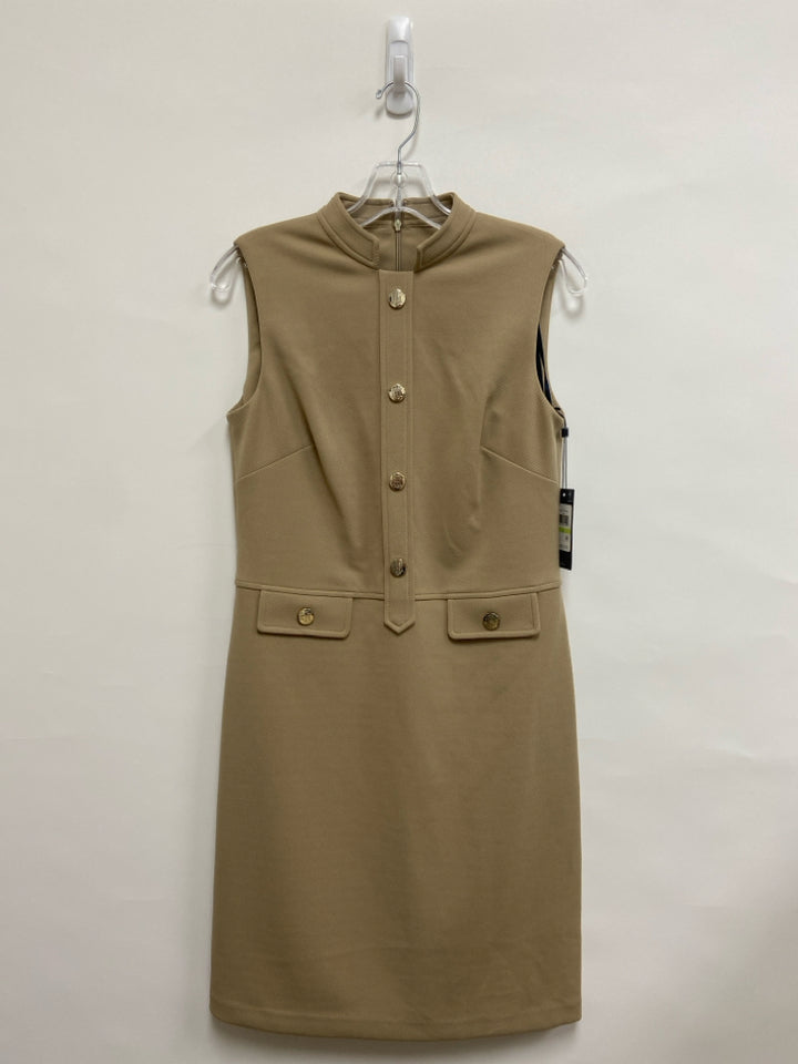 NWT Tommy Hilfiger Size 4 Tan Sleeveless Ladies Dress