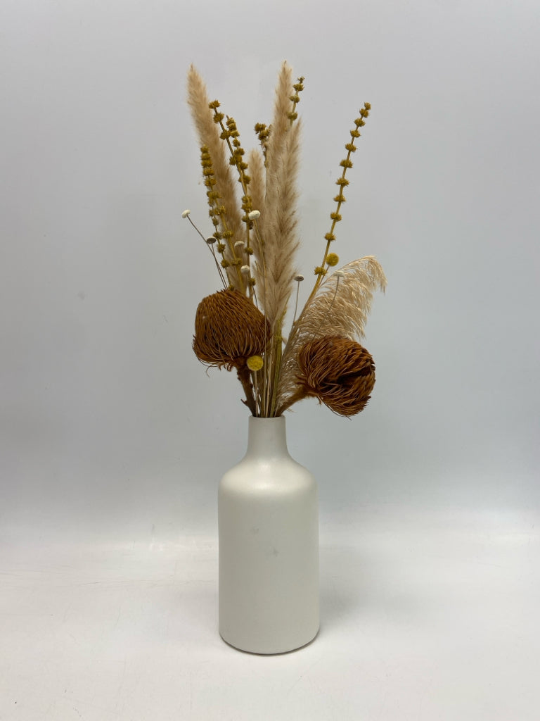 West Elm White Ceramic Vase