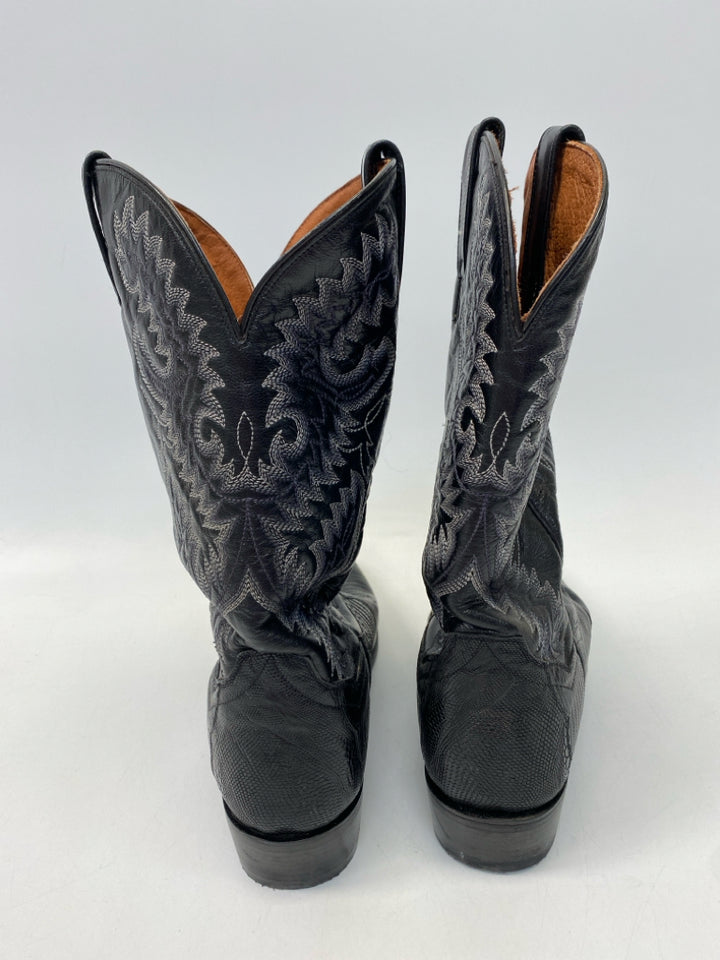 Dan Post Size 12 Black Gray Western Men&