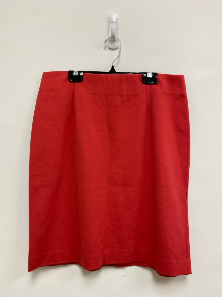 J Jill Size M Red Ladies Skirt