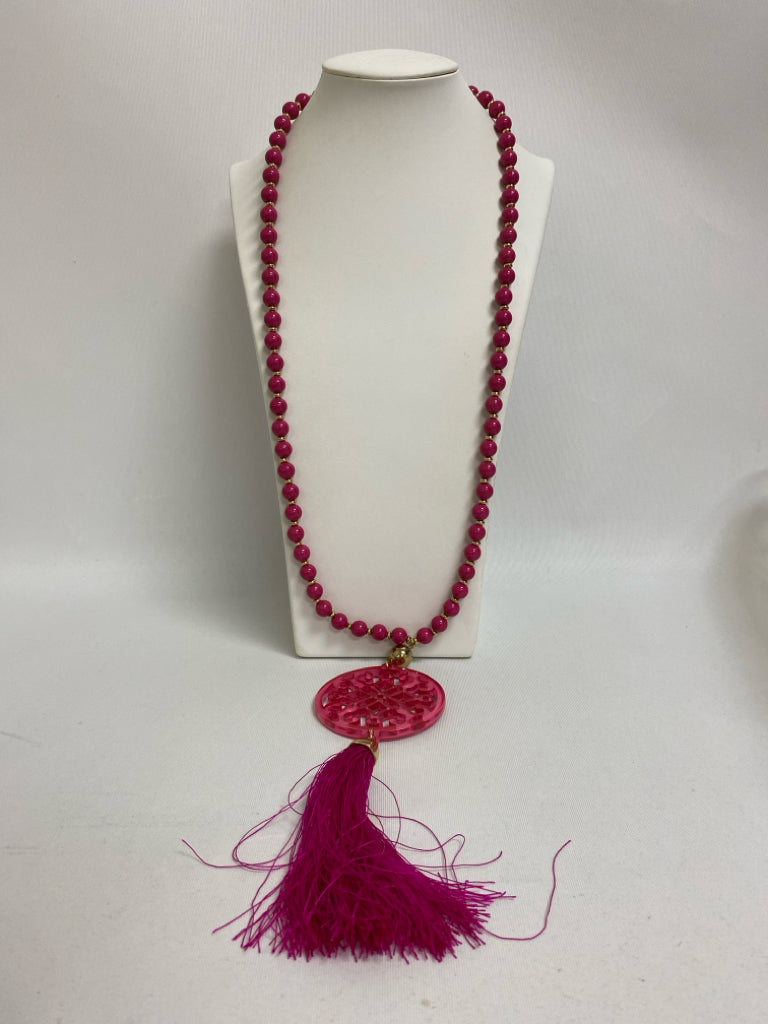 ZENZII Pink Gold Color Beaded Necklace