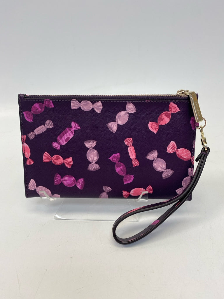 Kate Spade Burgundy Pink Wristlet