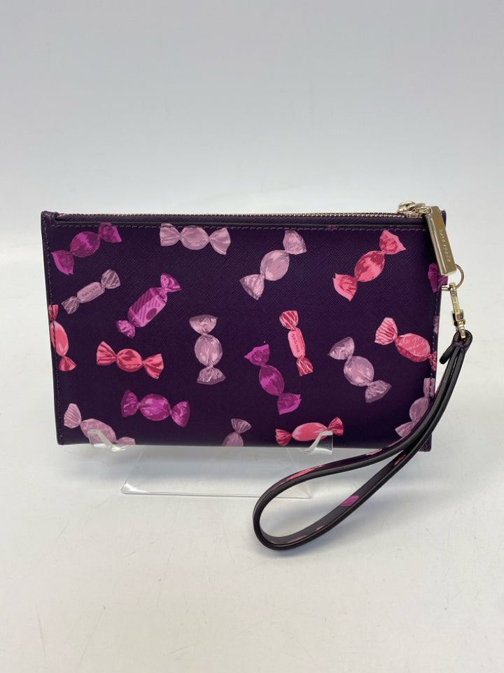 Kate Spade Burgundy Pink Wristlet