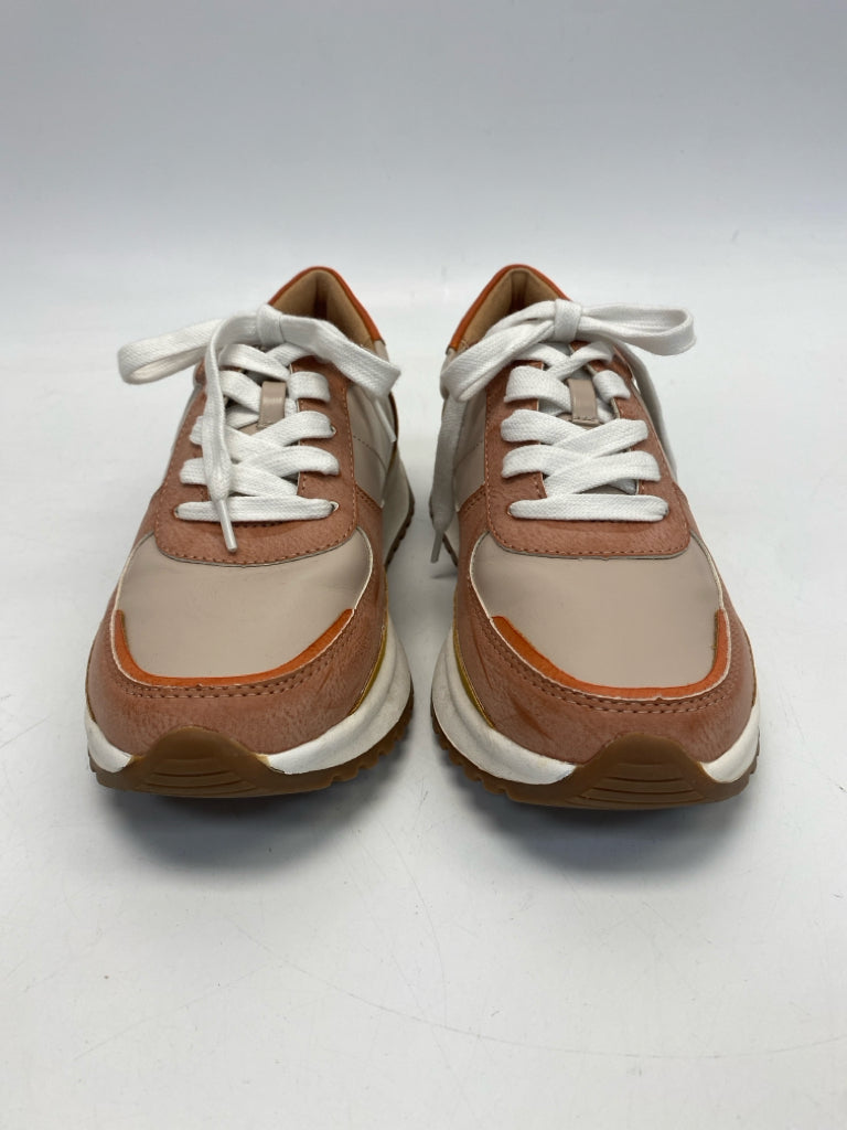 NWOT  Size 7 Blush Tan Lace-up Sneakers