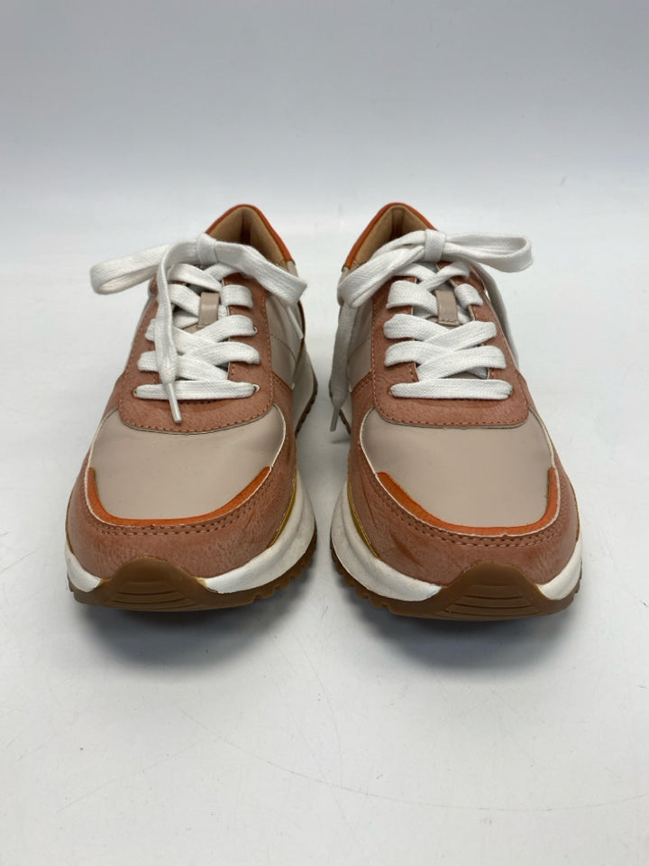 NWOT  Size 7 Blush Tan Lace-up Sneakers