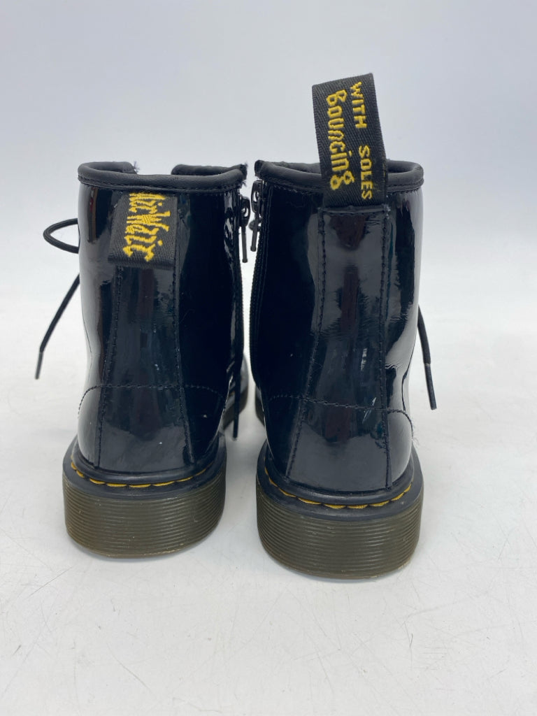 Doc Martens SIZE 2 Black Lace-Up Patent Girl&